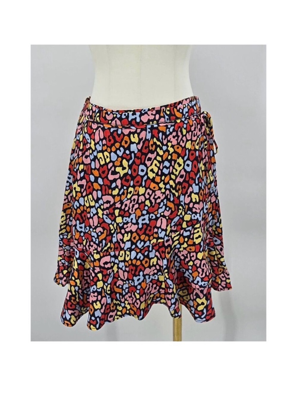 Summersalt Fairycore Glamcore Beach to Brunch Adjustable Wrap Mini Skirt